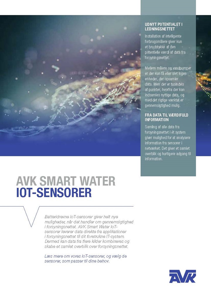 AVK Smart Water produktbrochure