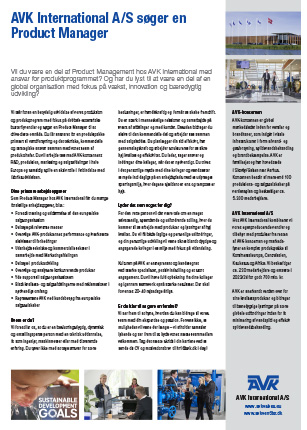 Billede af AVK jobopslag