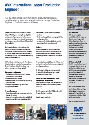 Jobopslag med Product engineer til AVKI