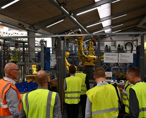 Jury ved DIRA automatiseringsprisen 2024 inspisere AVK