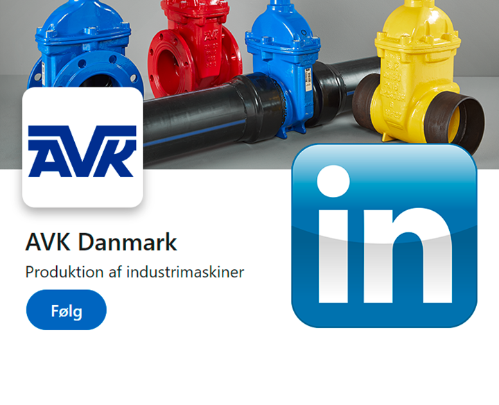 Følg os på LinkedIn og få inspiration og information fra AVK i dit feed