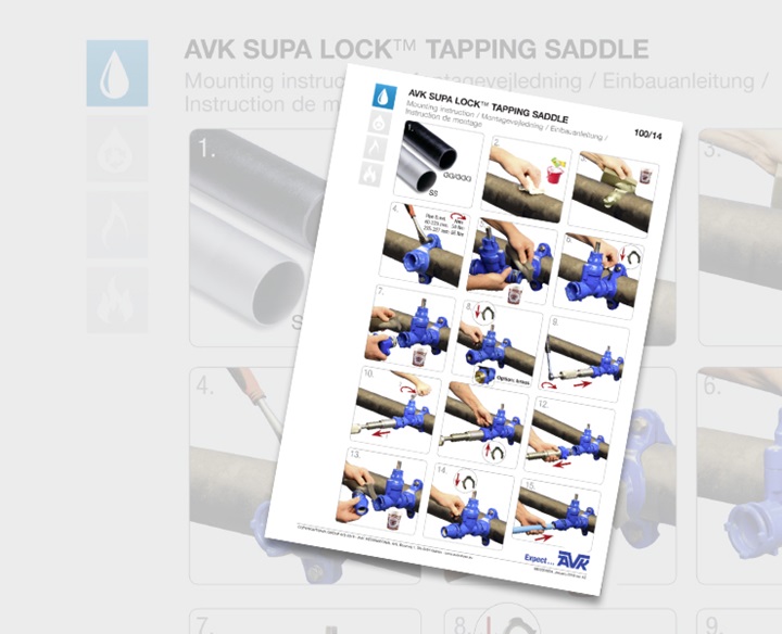 Supa Lock™-montagevejledning, jern/stål