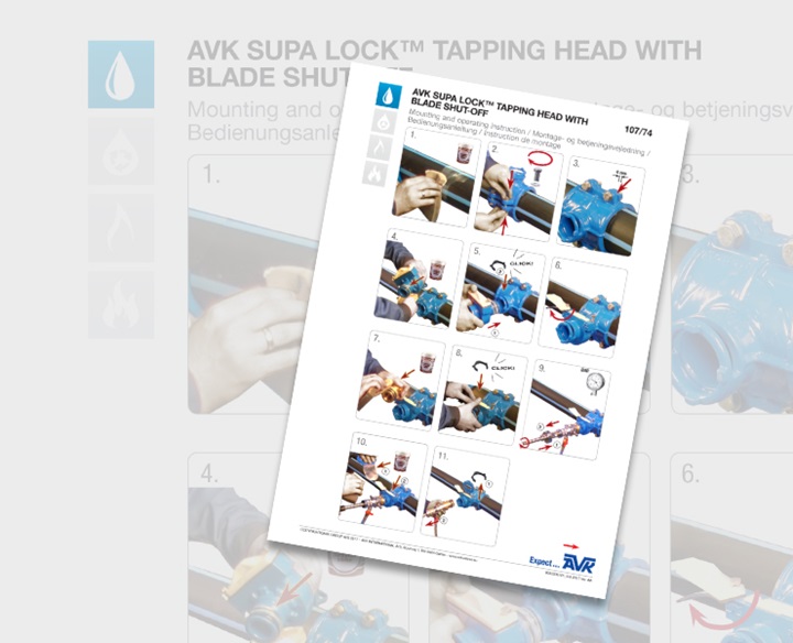 Montagevejledning til Supa Lock™ anboringshoved