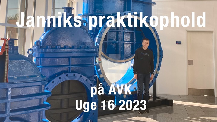 Praktikant foran ventil