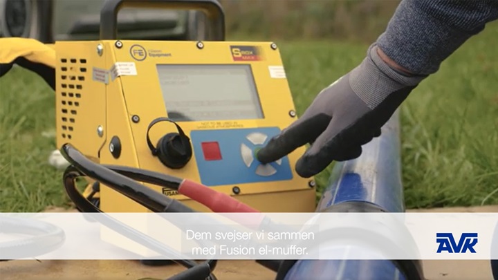 Video case der viser el-svejsefittings fra Fusion og AVK